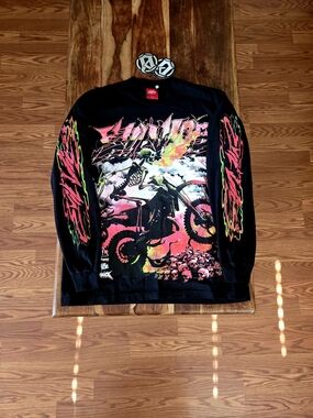 Evil Vice Men's Long Sleeve Graphic Tee